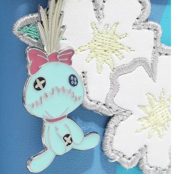 NWT Loungefly Disney Lilo & Stitch Figural Stitch with Lei Mini Backpack main image 6